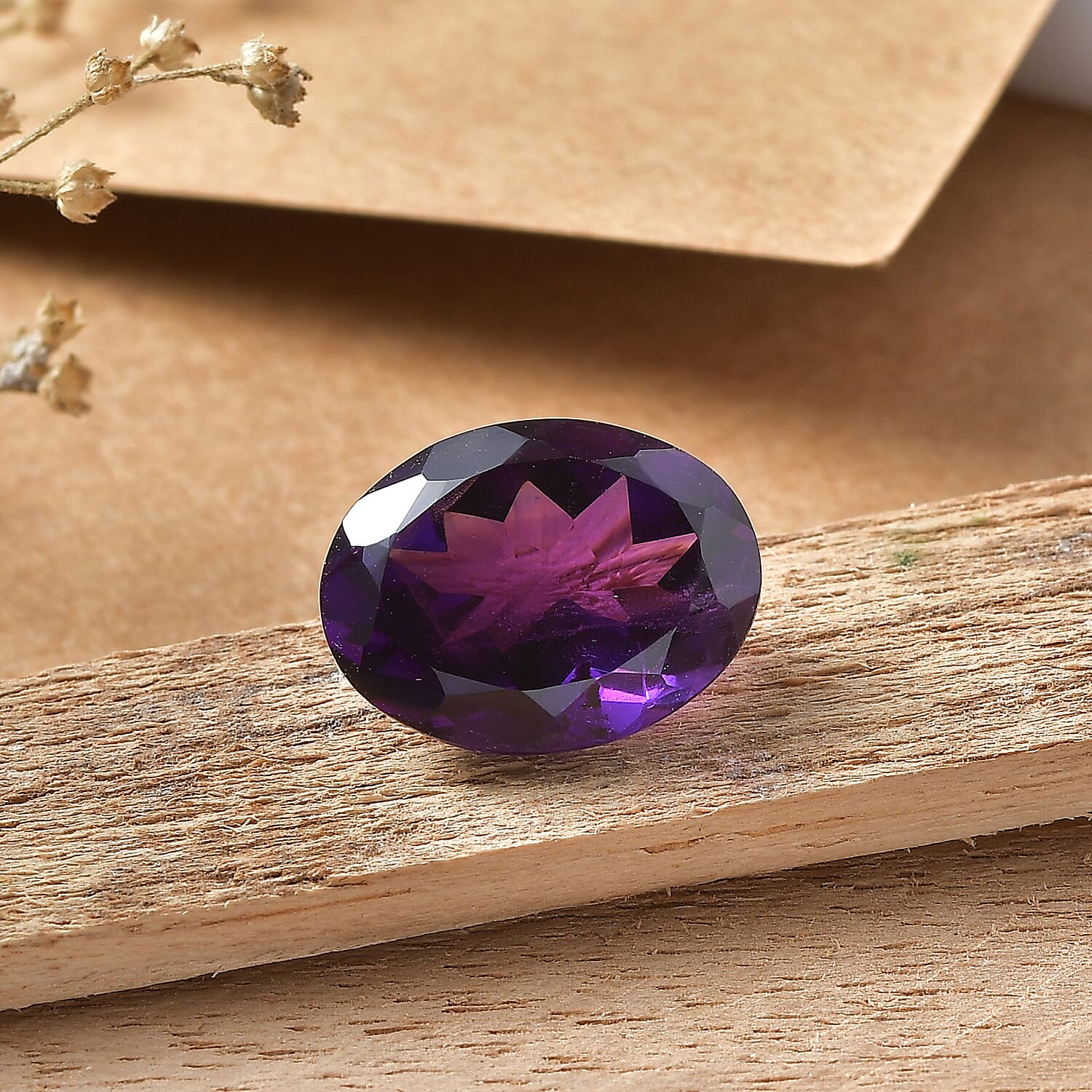AAA African Amethyst (Ovl 16x12 mm) 8.74 ctw