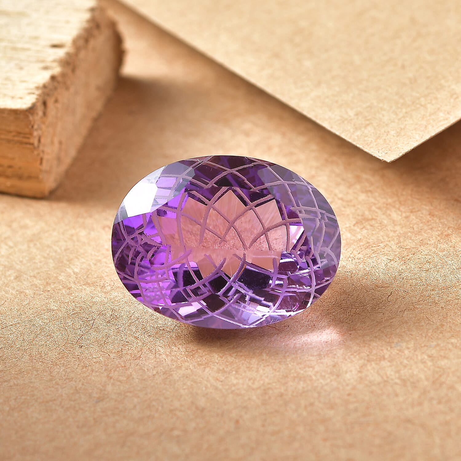 African Amethyst (Ovl 20x15 mm) 18.04 ctw