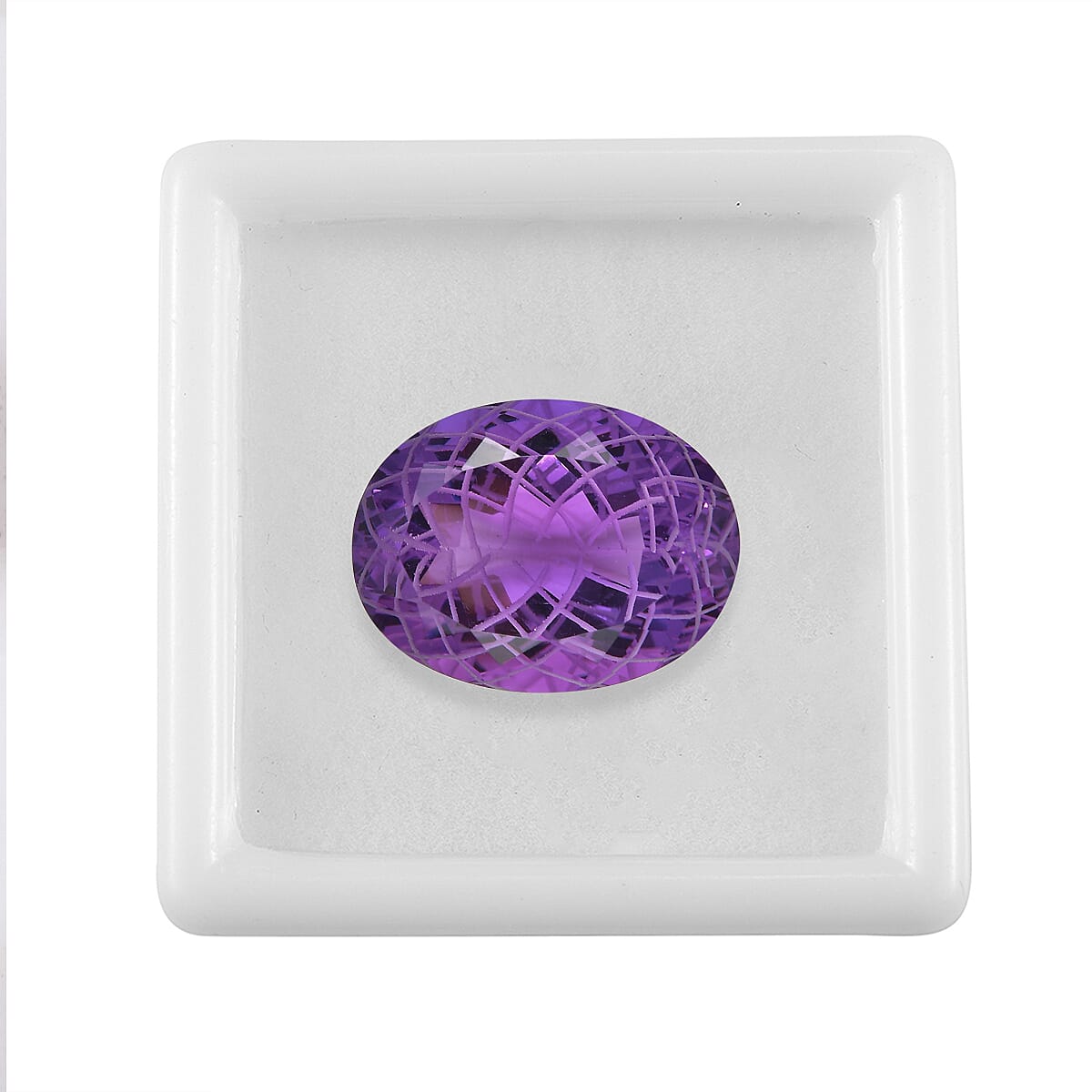 African Amethyst (Ovl 20x15 mm) 18.04 ctw