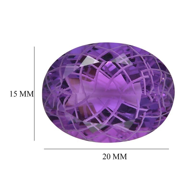 African Amethyst (Ovl 20x15 mm) 18.04 ctw