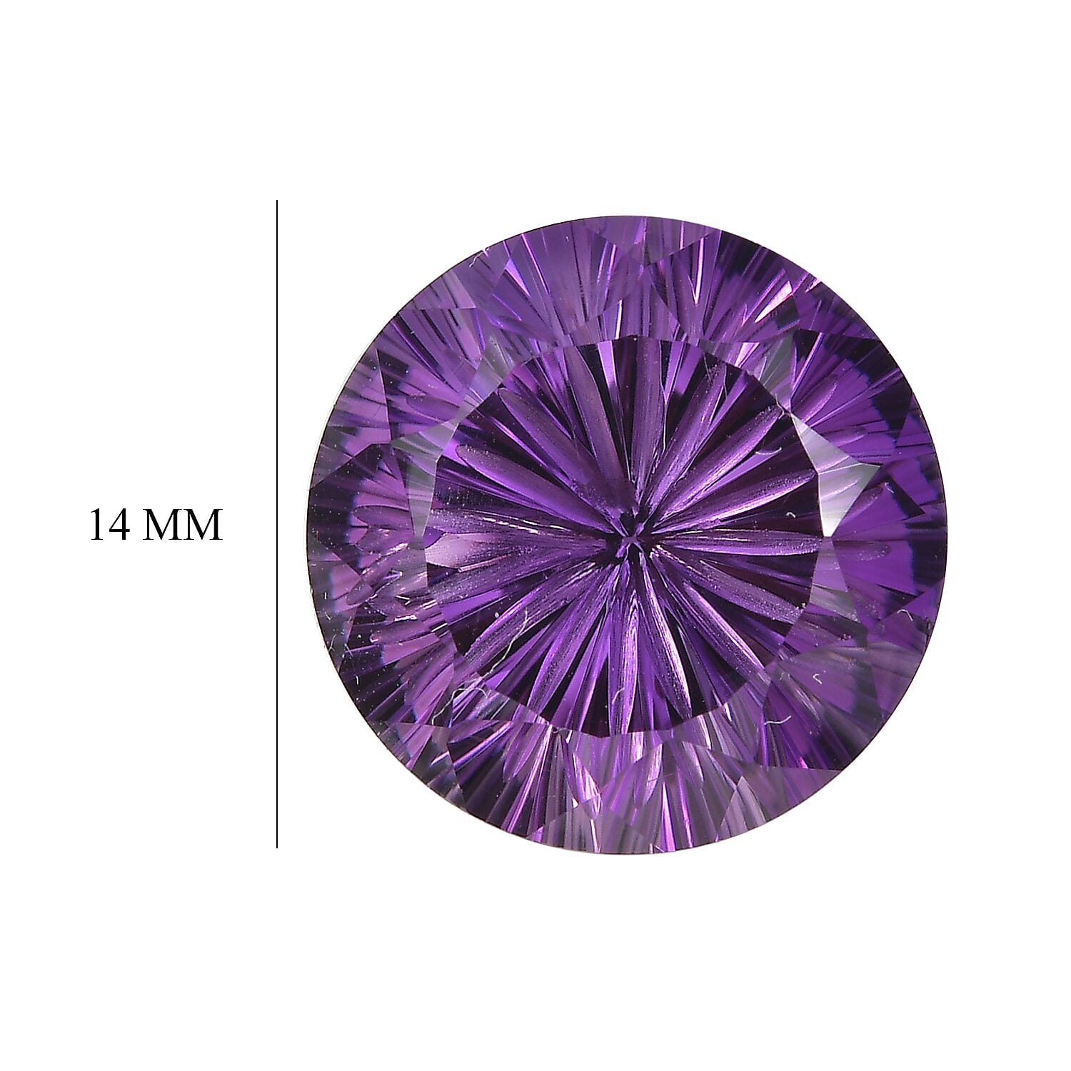 African Amethyst (Rnd 14 mm) 10.68 ctw