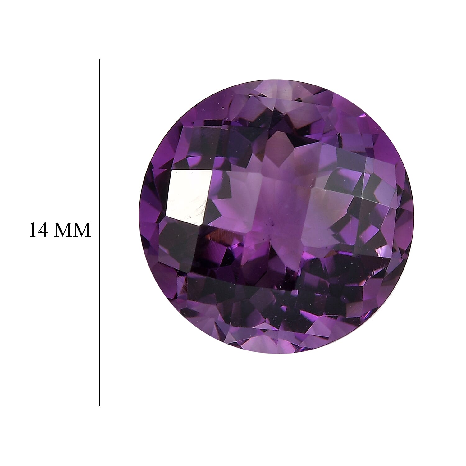 African Amethyst (Rnd 14 mm) 9.00 ctw