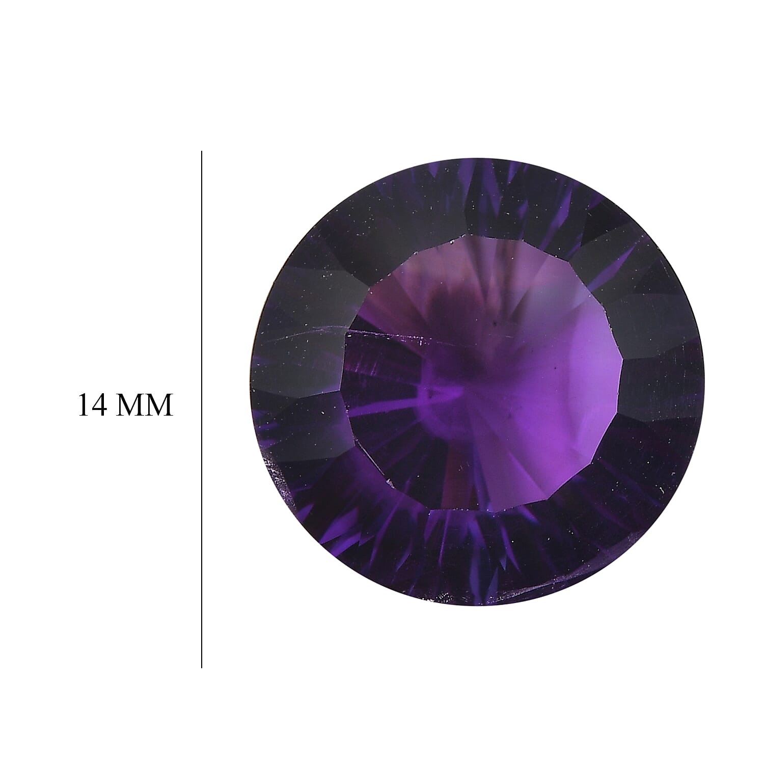 AAA African Amethyst (Rnd 14 mm) 8.30 ctw