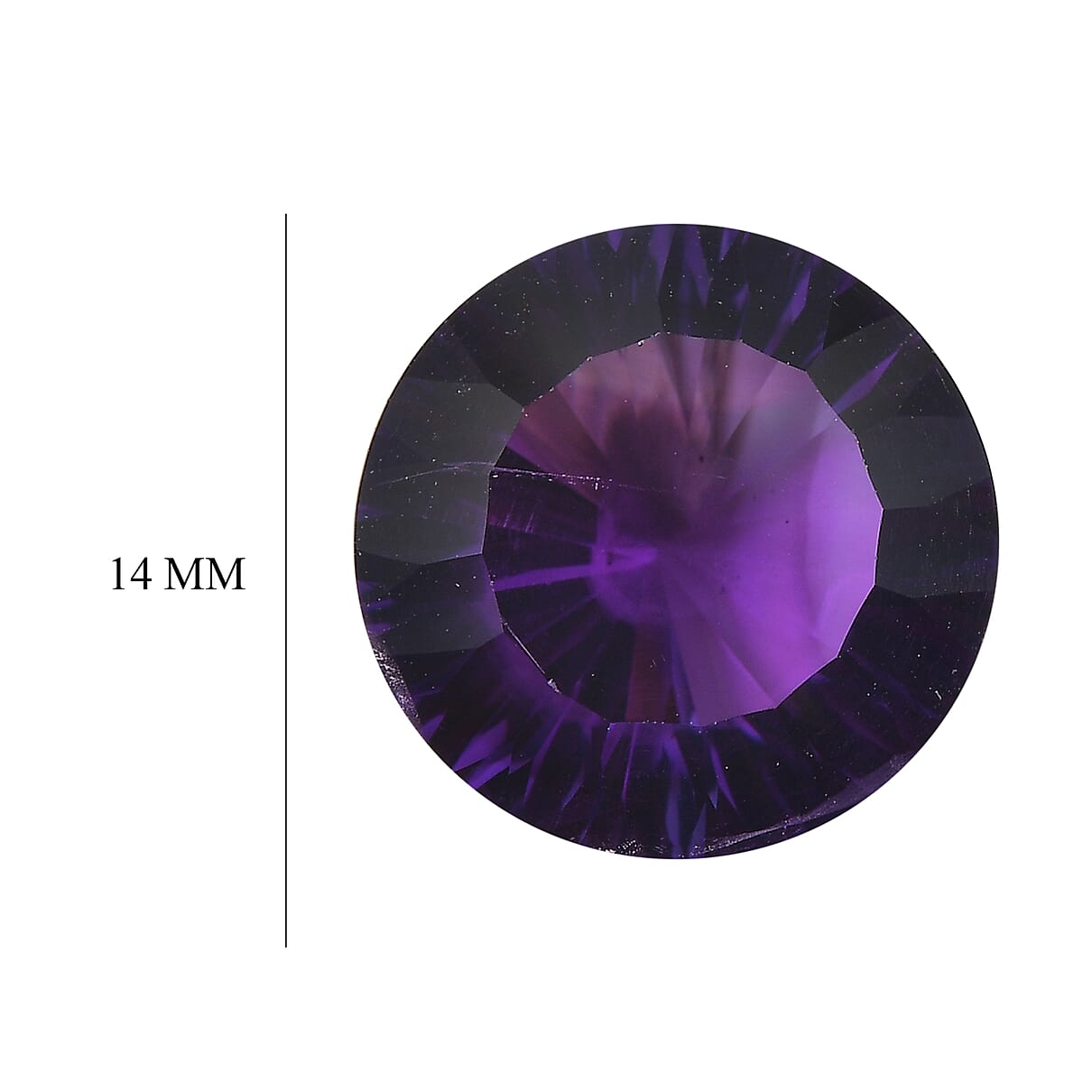 AAA African Amethyst (Rnd 14 mm) 8.30 ctw image number 4