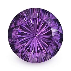 African Amethyst Carved (Rnd 14.25 mm) 9.90 ctw