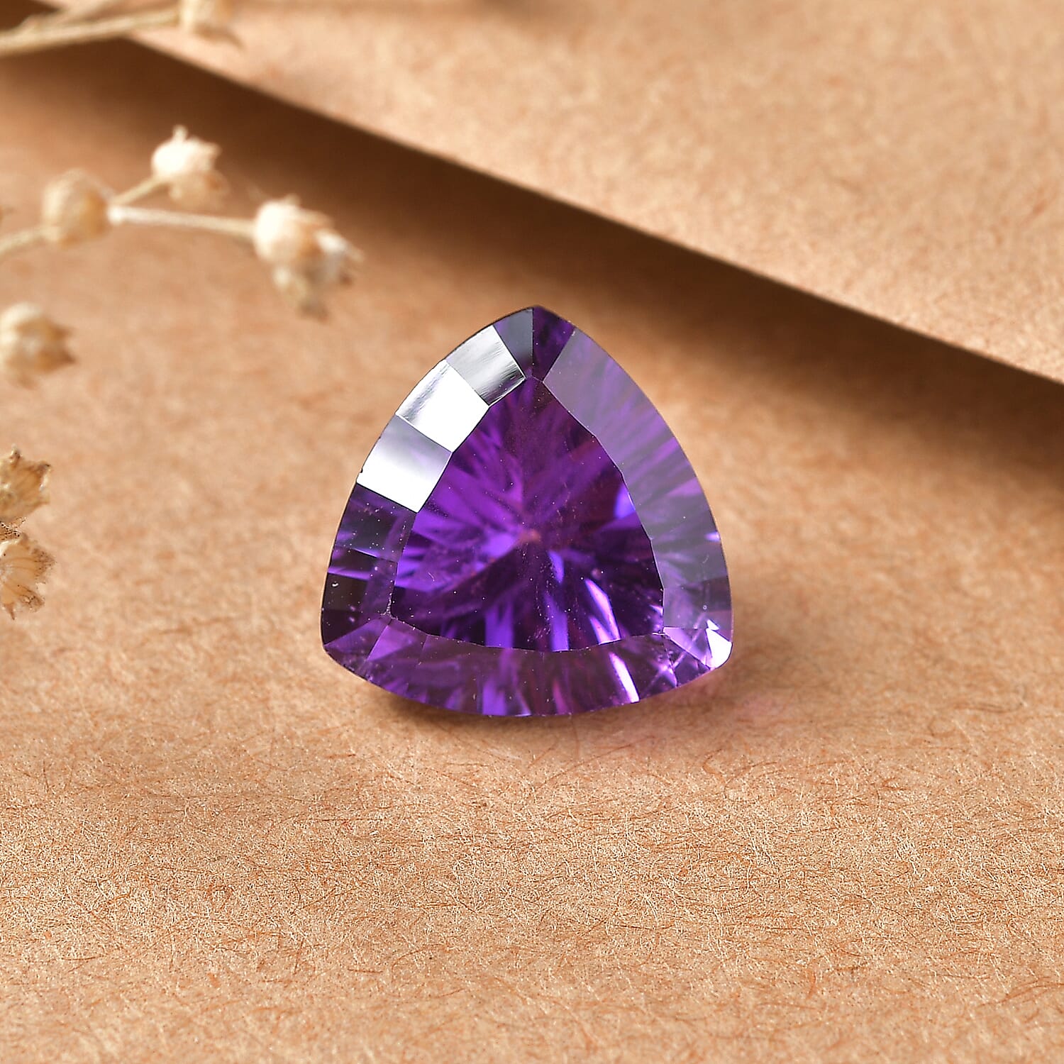 AA African Amethyst (Trl 12 mm) 5.18 ctw