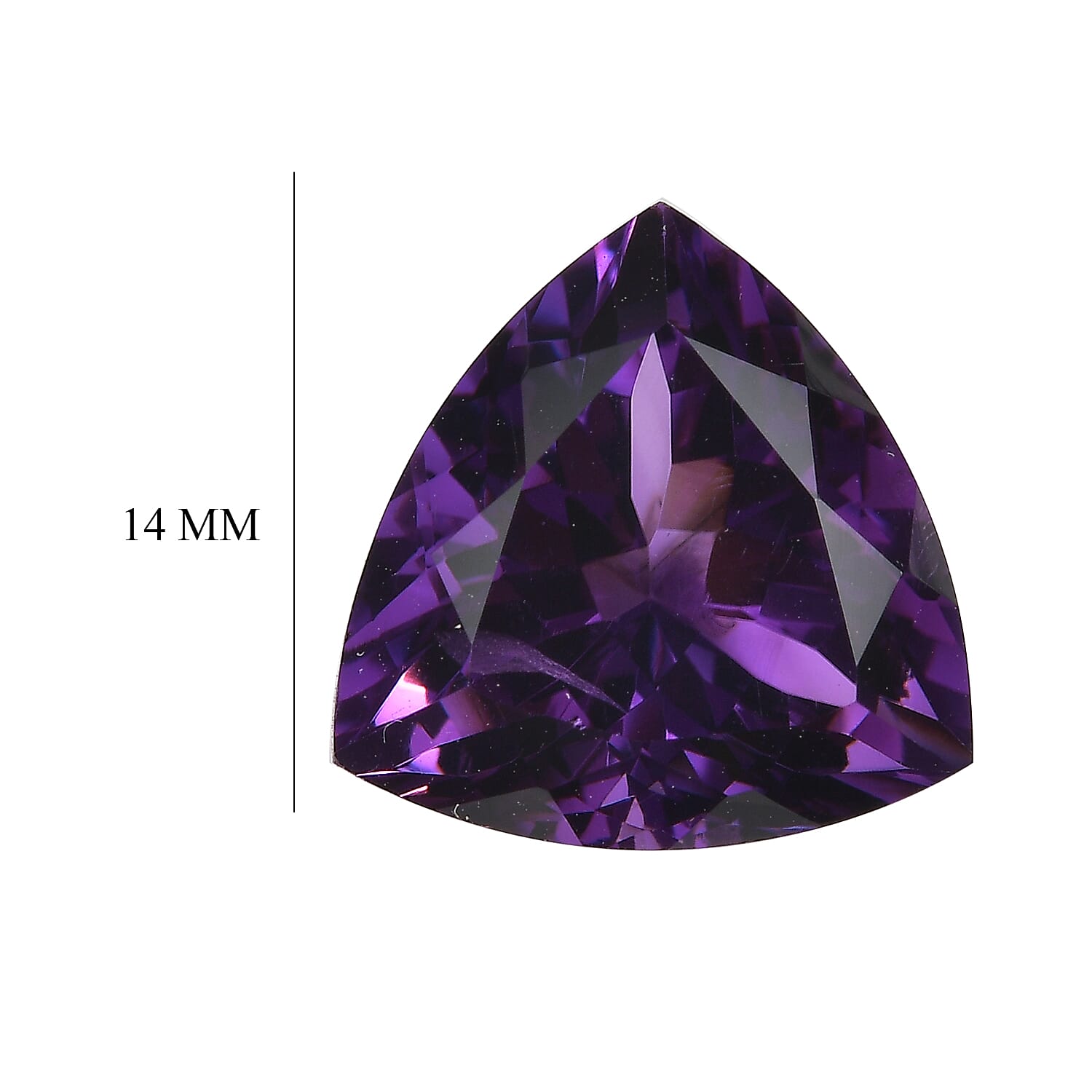 AAA African Amethyst (Trl 14 mm) 9.32 ctw