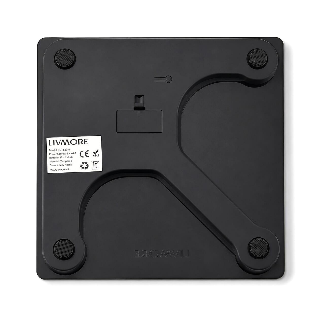 Livmore Black Smart Composition Body Scale with Backlight