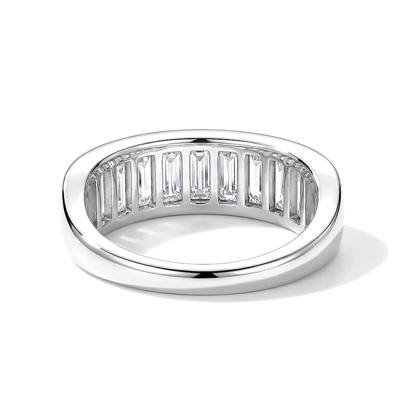 EverTrue Moissanite 1.75 ctw Band Ring in Platinum Bond (Size 10.0)