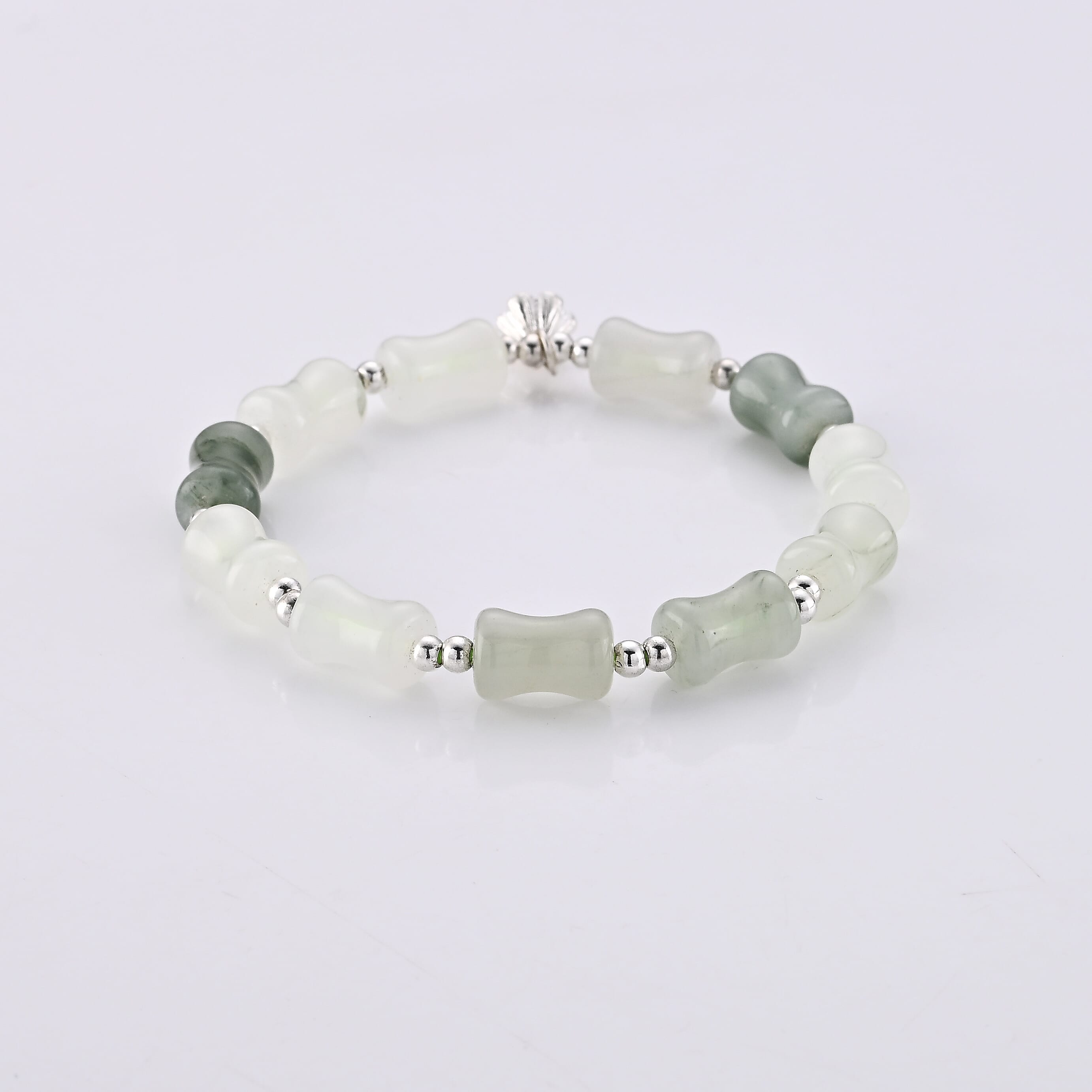 Serpentine 67.00 ctw Bracelet in Silvertone (6.5-7In)