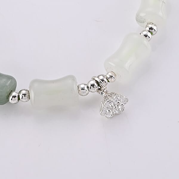 Serpentine 67.00 ctw Bracelet in Silvertone (6.5-7In)