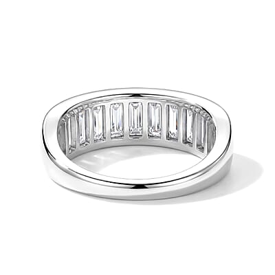 EverTrue Moissanite 2.00 ctw Band Ring in Platinum Bond (Size 6.0)