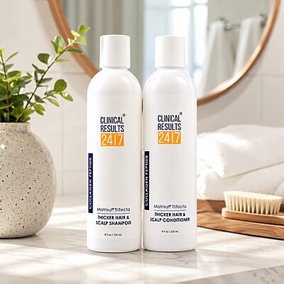 Clinical Results 24/7 Matrixyl Trifecta Thicker Hair & Scalp Shampoo & Conditioner DUO