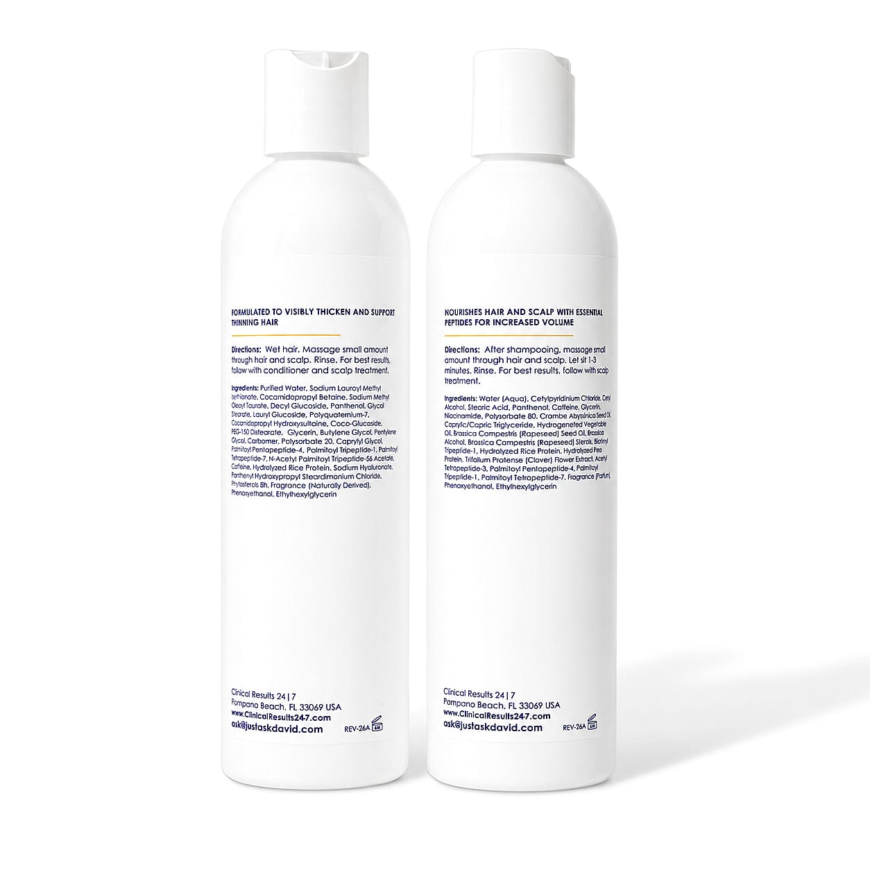 Clinical Results 24/7 Matrixyl Trifecta Thicker Hair & Scalp Shampoo & Conditioner DUO