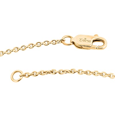 Clarte Galaxy Collection Moissanite 2.35 ctw Necklace in 14K Yellow Gold Over Sterling Silver 22 Inches