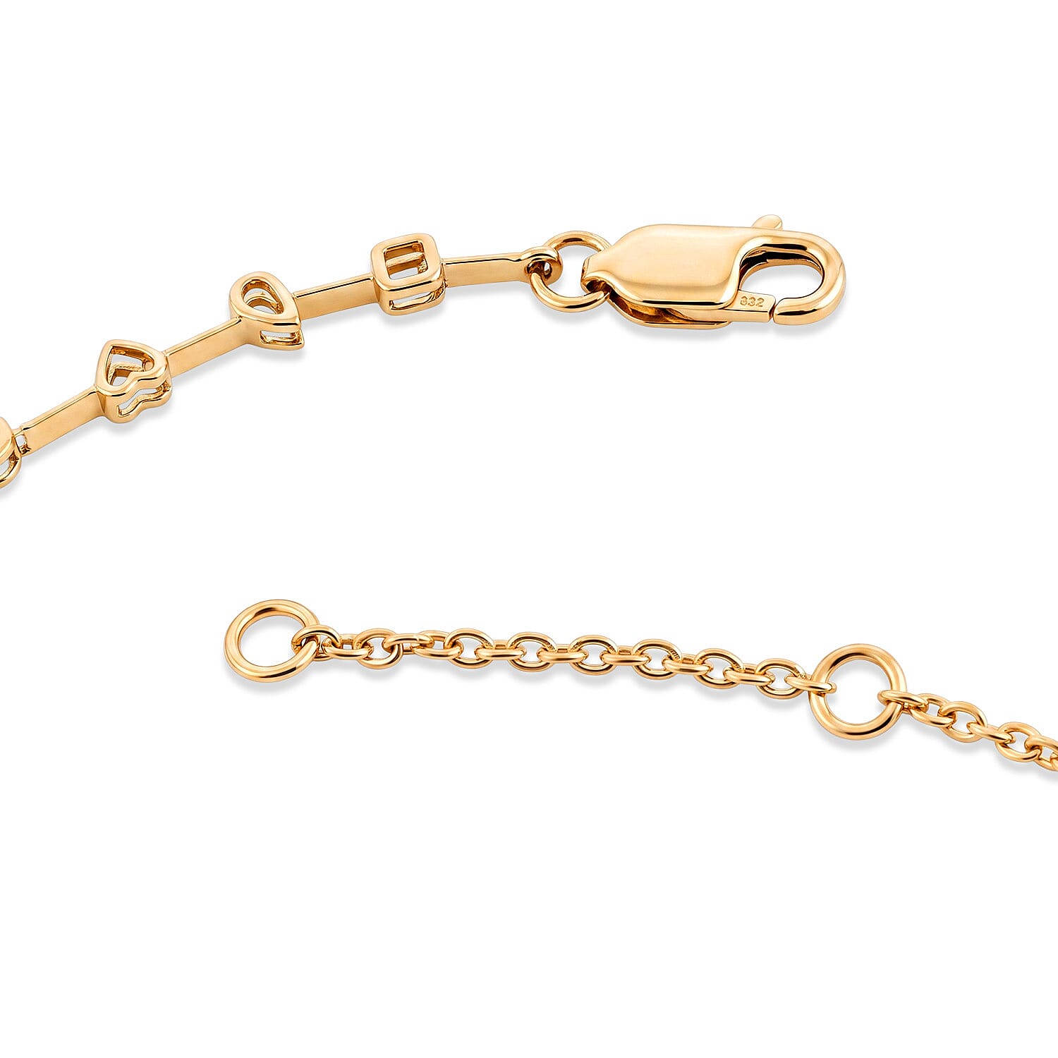 Clarte Stella Nova Collection Moissanite 6.20 ctw Necklace in 14K Yellow Gold Over Sterling Silver 16-20 Inches