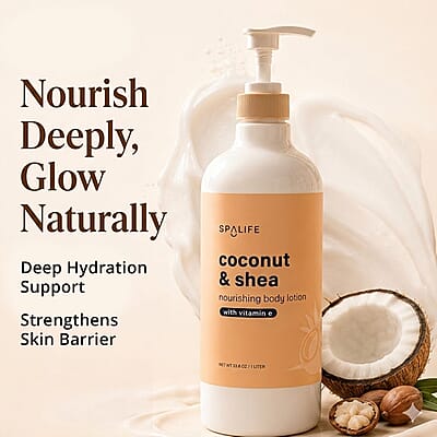 SpaLife Beauty Coconut & Shea Nourishing Body Wash with Vitamin E