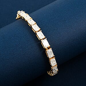 Moissanite 15.50 ctw Tennis Bracelet in 14K YG Over Sterling Silver (7.25 In)