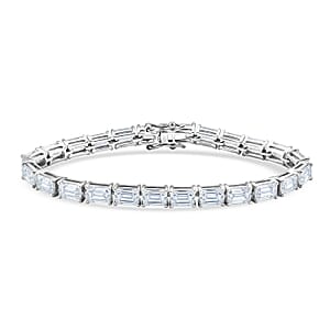 Moissanite 15.50 ctw Tennis Bracelet in Sterling Silver (7.25 In)
