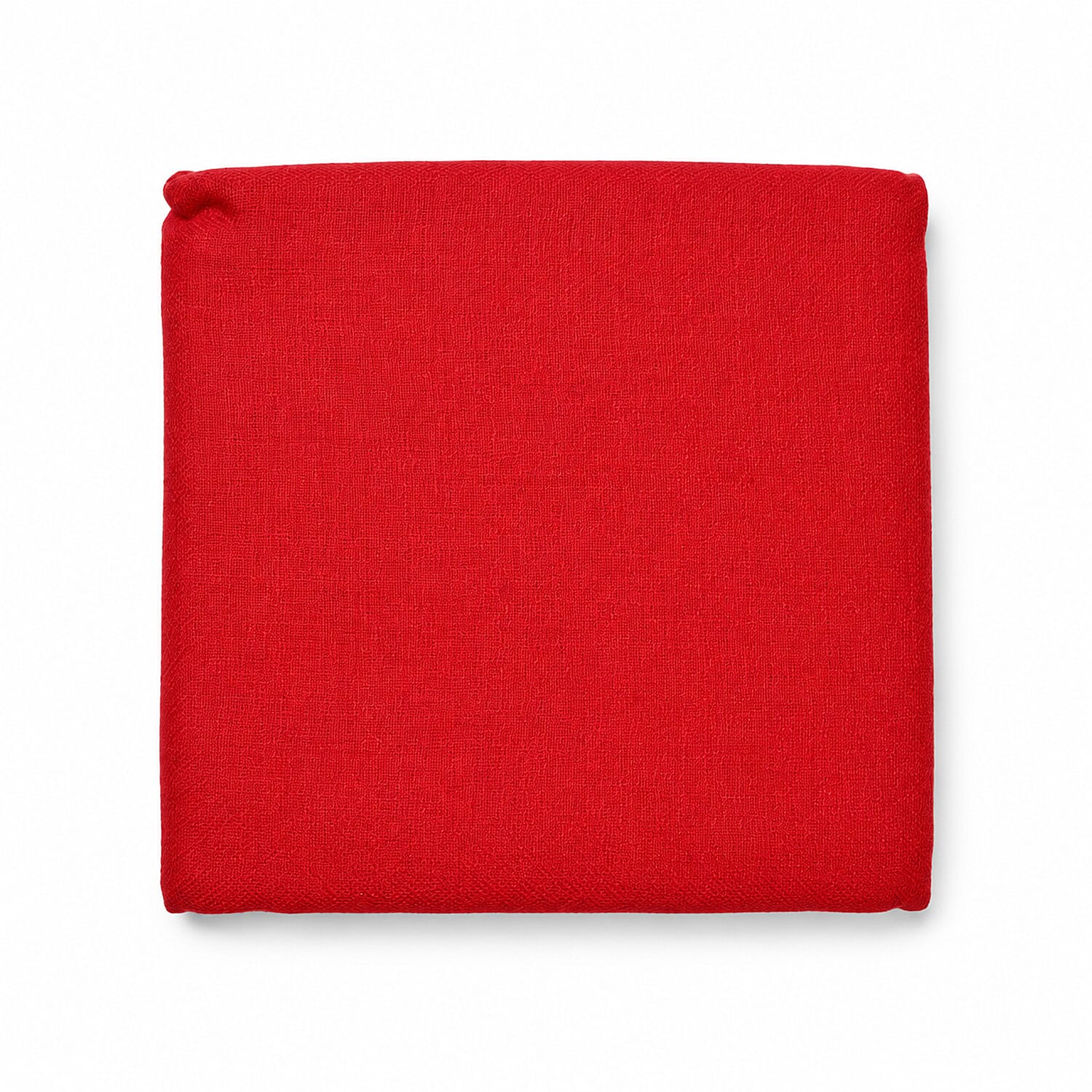 La Marey Signature Red Solid Cashmere Scarf