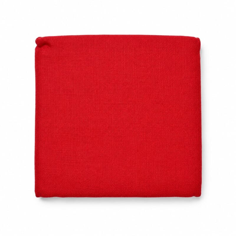 La Marey Signature Red Solid Cashmere Scarf