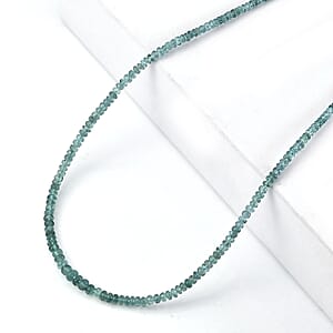 Certified & Appraised Luxoro AAA Pirineu Lagoon Tourmaline 42.00 ctw Beaded Necklace in 14K Yellow Gold 18 Inches