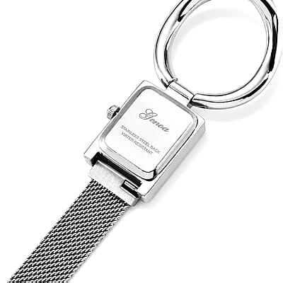Genoa Japanese Movement Watch in Silvertone with Magnet Buckle
