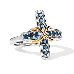 D'Joy Premium Ethiopian Welo Opal and Multi Gemstone 1.90 ctw Ring in Rhodium Over Sterling Silver (Size 7.0)