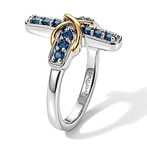 D'Joy Premium Ethiopian Welo Opal and Multi Gemstone 1.90 ctw Ring in Rhodium Over Sterling Silver (Size 7.0)