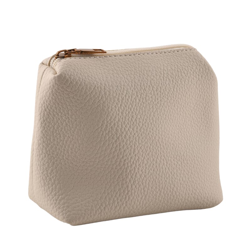 White Genuine Leather Bag and Set of Phone Bag
