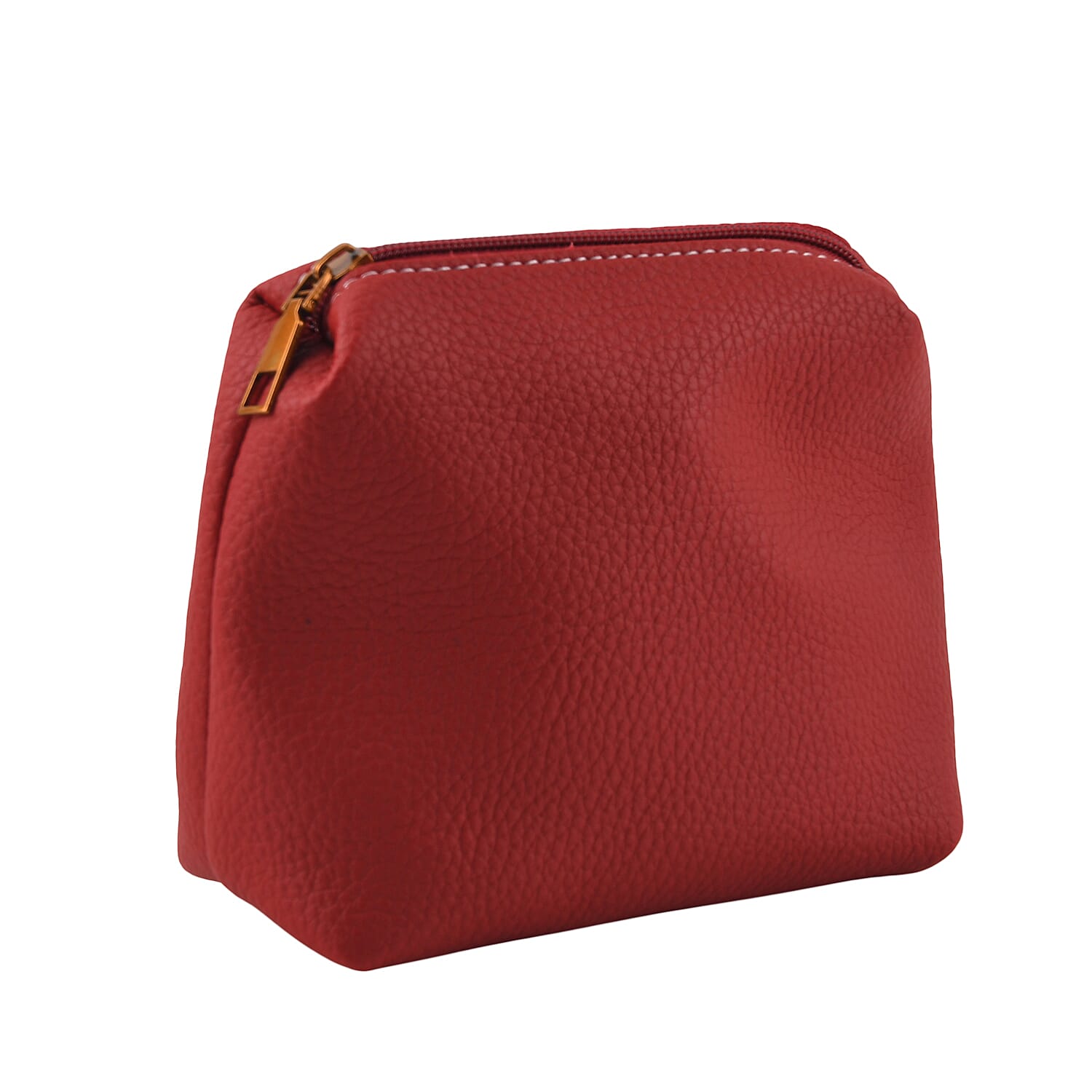 Red Genuine Leather Bag and Set of Phone Bag