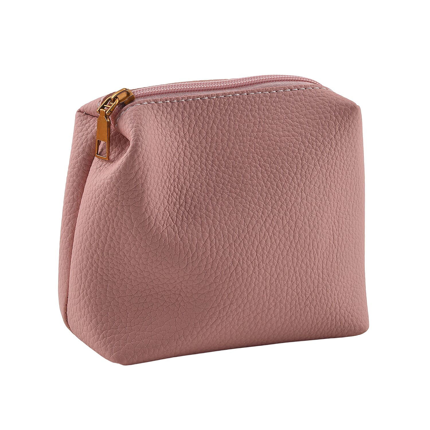 Pink Genuine Leather Bag and Set of Phone Bag