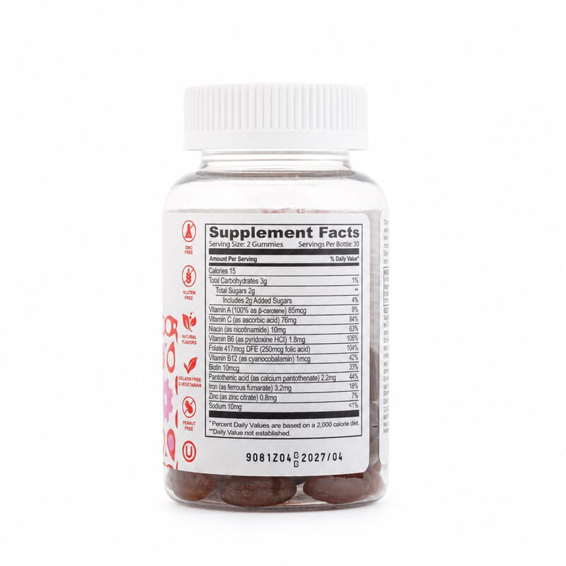Kelz Multi w/ Iron 60 Ct Gummies