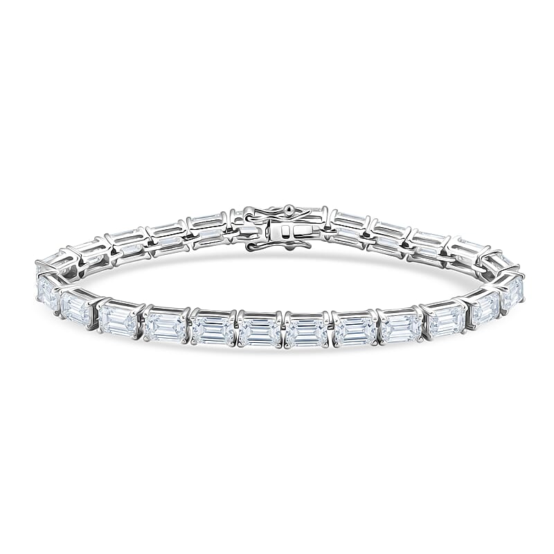 Moissanite 15.50 ctw Tennis Bracelet in Sterling Silver (6.50 In)