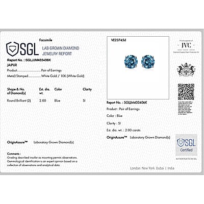 Lab Grown Blue Diamond - Product card gallery slide 4 (10240783712569)
