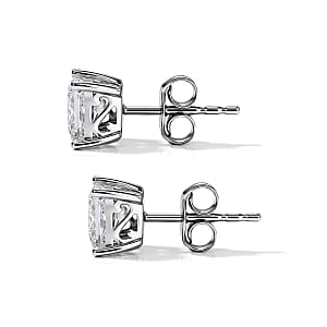 SGL Certified Luxuriant Lab Grown Diamond E-F VS 2.10 ctw Classic Studs Earrings in 10K White Gold (Ships in 10-12 Days)