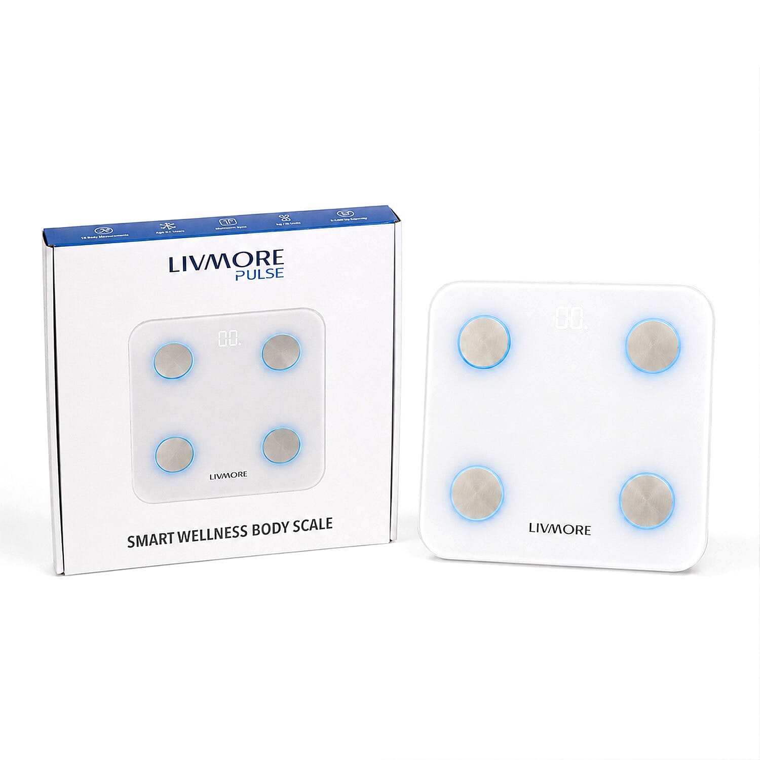 Livmore White Scale with 7 Color Lights