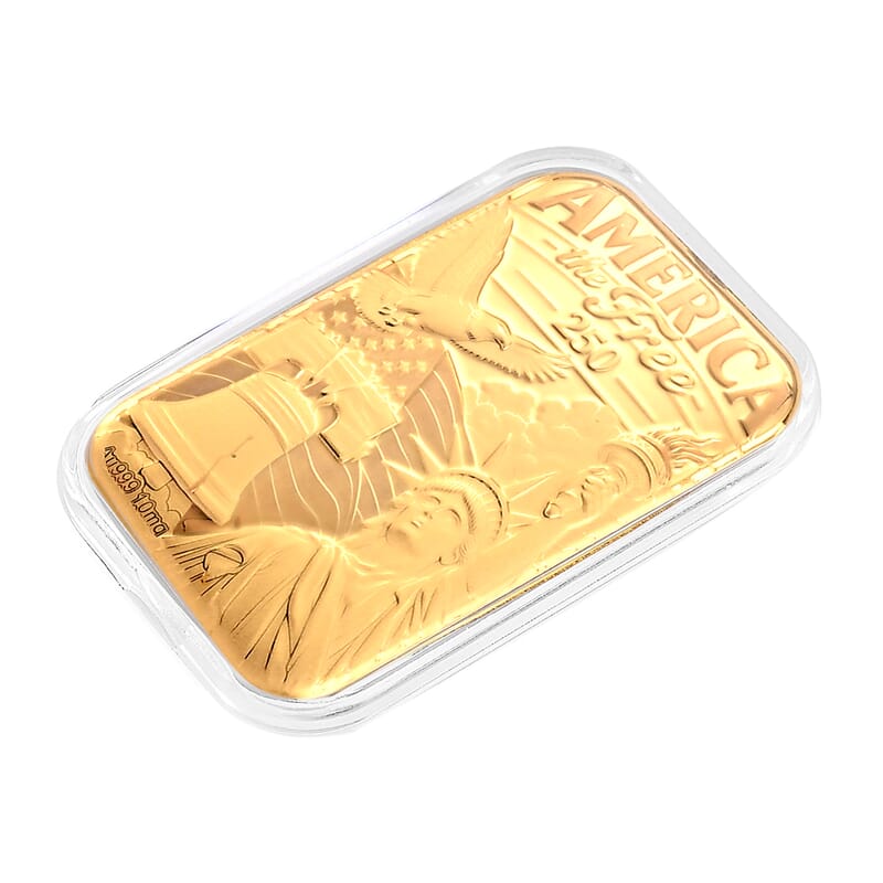 Doorbuster 24K Gold A Legacy of Liberty – 250 Years of Freedom Embossed Sheet (31x45.5mm) 10mg