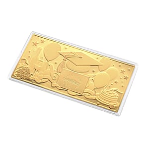 24K Gold Dreams Achieved, Futures Begin Collectible Embossed Sheet (155x75mm) 100mg