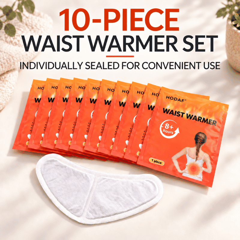 Set of 10pcs White Waist Warm Patch