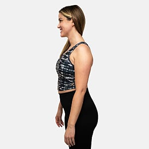 Closeout Jones Taupe Sports Bra with Mesh - XL