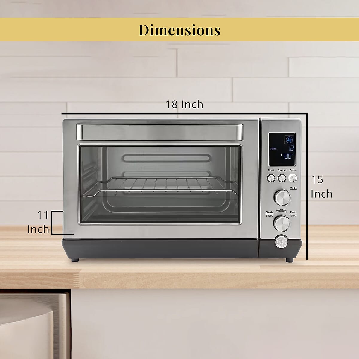 GE Calrod 6-Slice Toaster Oven with Convection Bake image number 4