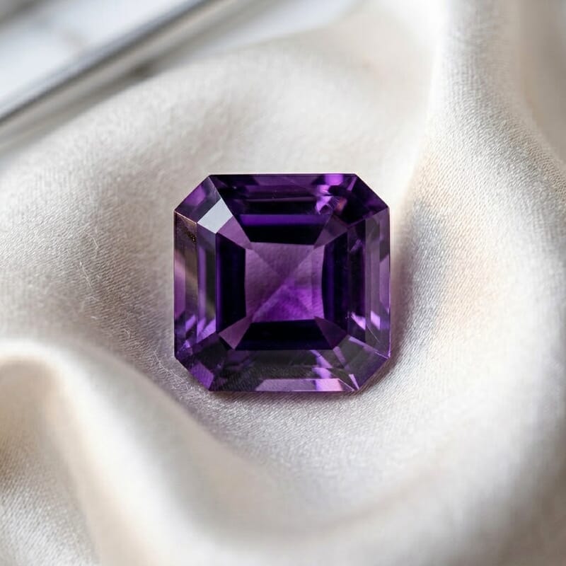 Asscher Cut AAAA Amethyst (Sqr 12mm) 7.00 ctw