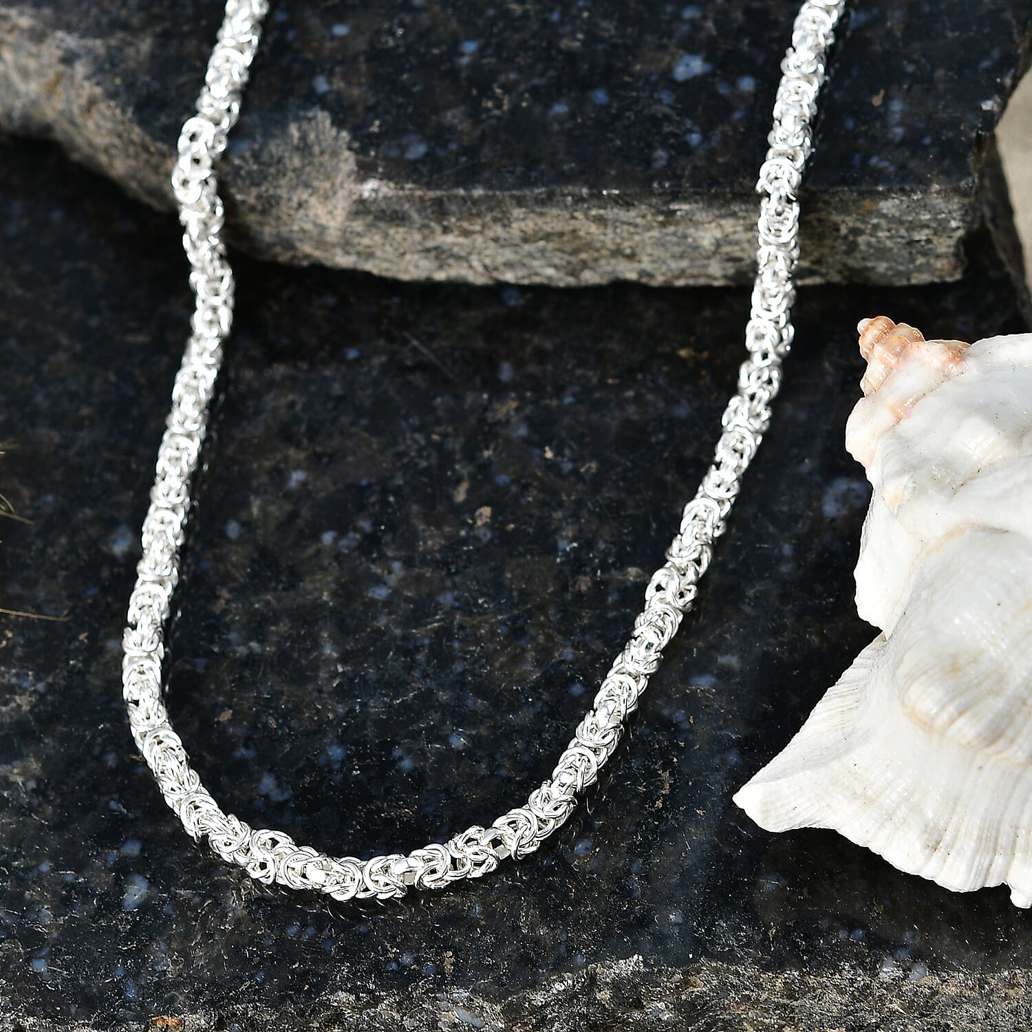 D'Joy Necklace in Sterling Silver 22.10 Grams 20 Inches