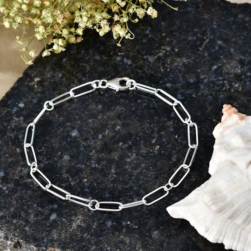 D'Joy Bracelet in Sterling Silver (7.25 In) 2.65 Grams