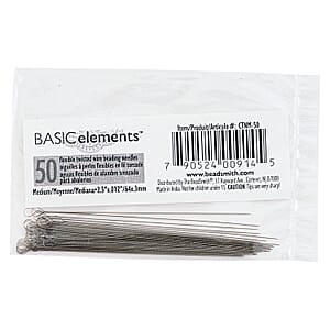 GCS 0.30mm Needle Twisted Wire Med Silver