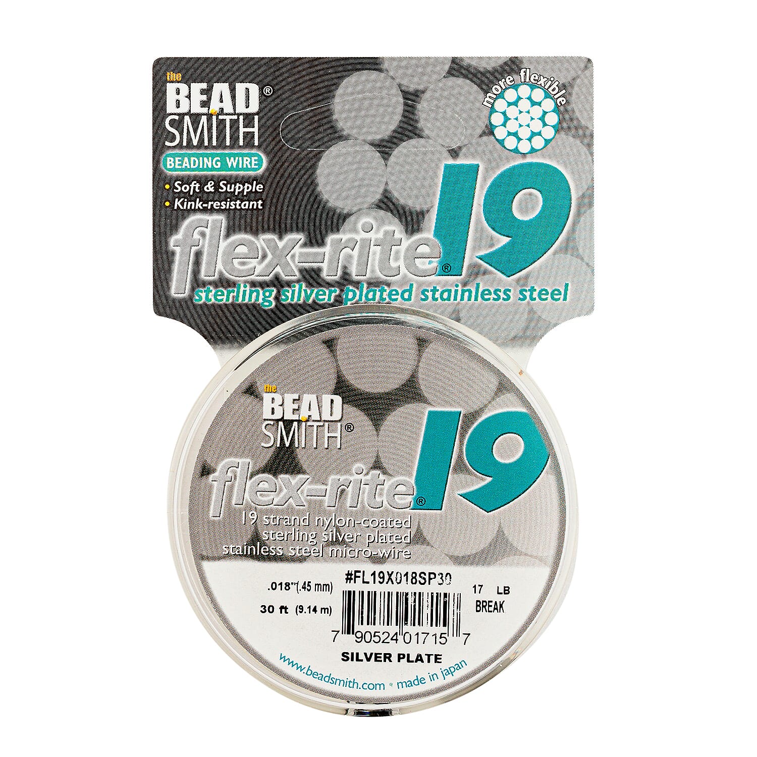 GCS 0.018 Flexrite 19 Strand Silver