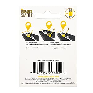GCS 2x2mm Tube Crimp Pack of 100 Gold