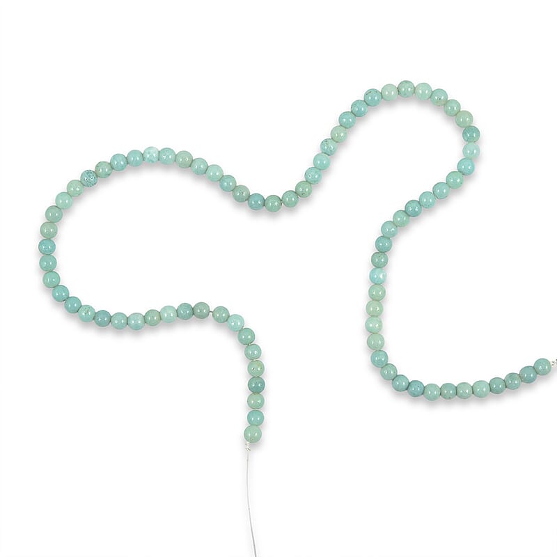 GCS Amazonite 77.80 ctw Beaded Strand 16 Inches