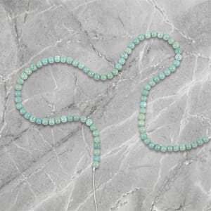 Amazonite 77.80 ctw Beaded Strand Necklace 16 Inches